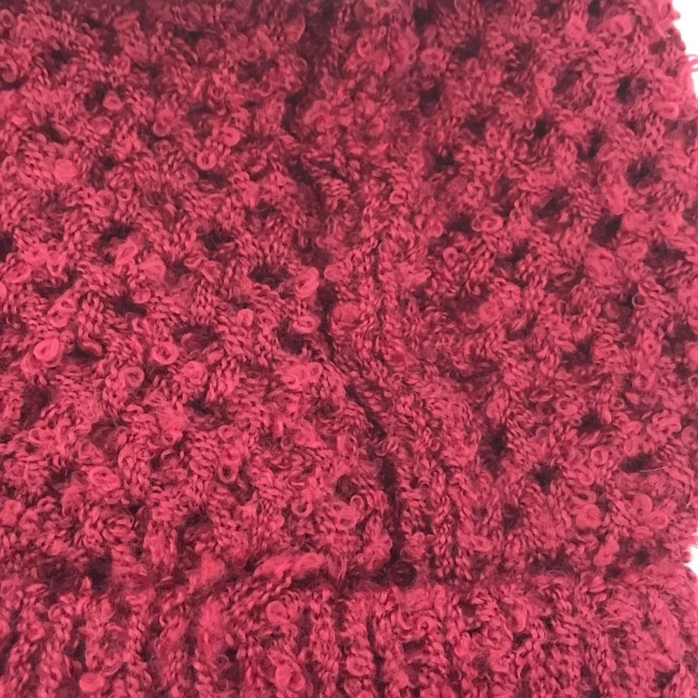 L.I.B. New York Cable Knit Pom Pom Beanie Hat Cozy Winter Hat NWT